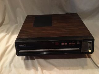 Vintage Rca Selectavision Ced Videodisc Player Model Sft 100 W Power