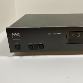 Nad 4155 Am/fm Stereo Tuner Made In Japan Missing 1 Foot
