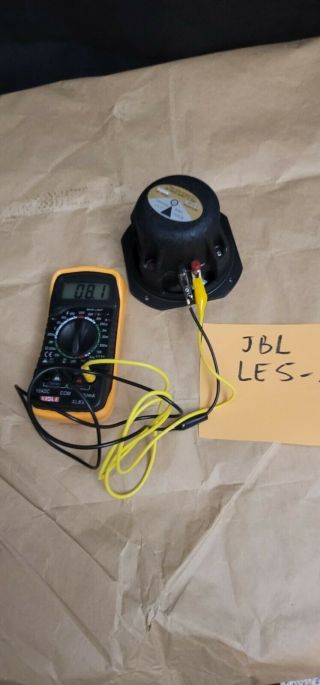 Vintage Jbl Le5 - 2 Midrange 8 Ohm Driver Speaker