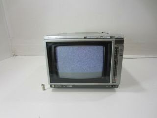 Panasonic Portable 11 " Crt Color Television Model Ct - 7711 A/v Inputs 1981 Japan
