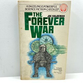 The Forever War By Joe Haldeman (1976 1st Ballantine Pb Edition)