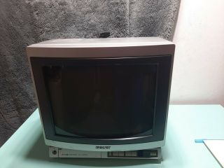 Vintage Sony Trinitron Kv - 1370r Color Television 13 " Gaming Crt Tv No Remote
