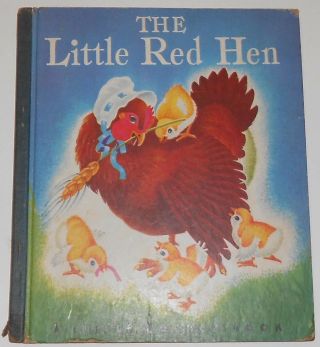 The Little Red Hen A Little Golden Book Illustrated Rudolf 5th Printing 1945