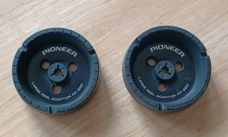 Pioneer Rt - 909 - Rt - 901 Reel To Reel 1/4 " Tape Deck Hub Adapter Set Only Pp - 220