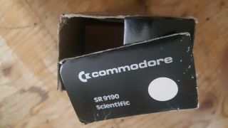 RARE Vintage Canadian Commodore SR - 9190R Calculator - w/box 3