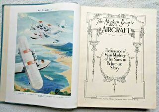 The Modern Boy ' s Book of Aircraft - 1931 - W.  E.  Johns 3