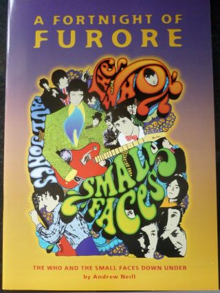 The Who Small Faces Mod A Fortnight Of Furore Out - Of - Print Australian Tour Book