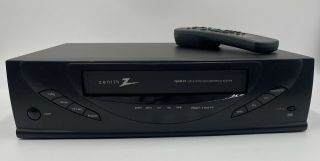 Zenith Vra421 Vcr With Remote 4 - Head Hifi Stereo Video Tape Recorder Vhs Player