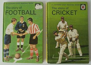 Ladybird Easy - Reading Book The Story Of Football & Cricket Series 606c (games)