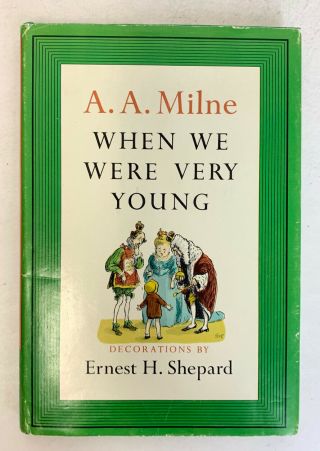 When We Were Very Young By A.  A.  Milne Hardcover Book