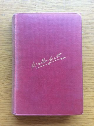 Ivanhoe By Sir Walter Scott Book,  Vintage 1910 Hardback,  Antique Novel,  Collins