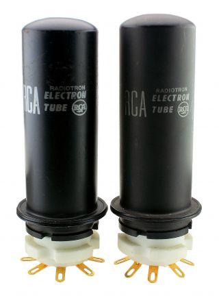 Matched Pair Rca 6l6 Nos Vacuum Tubes For Mcintosh Mc - 30 Amp