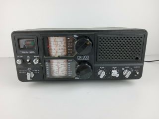 Vintage Realistic Dx - 200 Communication Receiver Transceiver Radio 5 - Band ☆read☆
