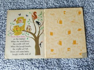 Pat - A - Cake Baby’s Mother Goose 1948 “A” 1st Ed.  A Little Golden Book 3