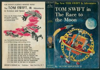 Tom Swift Jr 12 " Tom Swift In The Race To The Moon " W/dj