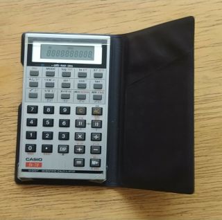 Rare Casio Fx 78 Credit Card Size Scientific Calculator Fx78