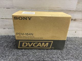 Sony Pdv - 184n Dvcam Digital Video Cassettes - Box Of 10