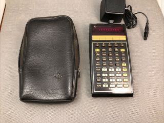 Texas Instruments Ti - 59 Calculator With Case,  Ac Adapter,  Battery