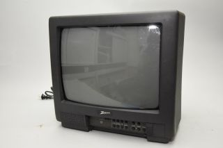 Retro Gaming Tv / Zenith 13 " Color Crt Television S1322s 1994