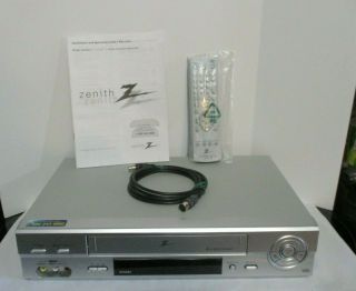 Zenith Vcs442 Vcr 4 Head Hi - Fi Video Cassette Recorder Vhs No Box