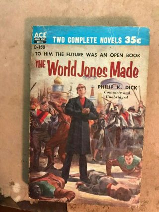 The World Jones Made By Philip K.  Dick Ace Double 1956 Agent Of The Unknown