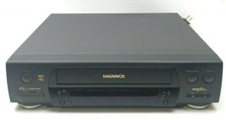 Magnavox Vcr Vr9362 4 Head Hi - Fi Stereo Vhs Player/recorder
