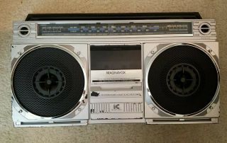 Magnavox Stereo Radio Cassette Recorder D 8120 - Vintage Boombox Ghettoblaster