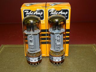 Pair,  Tube Amp Doctor Tad Type El34b Audio Tubes,  Nos,  Matched