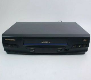 Panasonic Pv - V4030s Vhs Vcr Video Cassette Player Recorder Blue Line,  No Remote