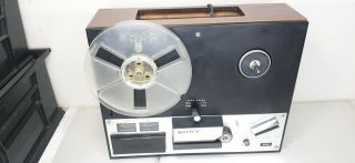 Vintage Sony Tapecorder Tc - 250a Reel - To - Reel Tape Player