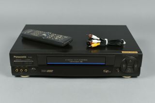 Panasonic Vcr Pv - 9662 Hi - Fi Stereo Vhs Player With Remote