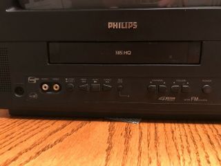 Philips CCB134AT01 TV VCR Combo VHS 13 