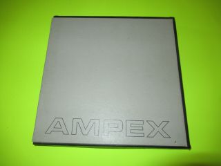 AMPEX 407 1/2 10.  5 METAL REEL TO REEL W BOX 2