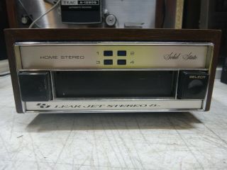Vintage Lear - Jet Stereo 8 - Model H - 310 - 8 Track Tape Player