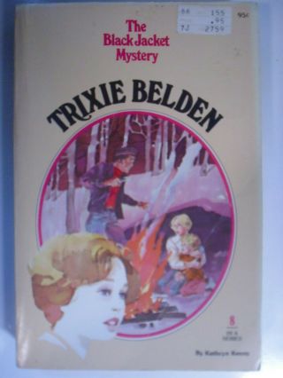 Trixie Belden 8,  The Black Jacket Mystery,  Kathryn Kenny,  Paperback,  1970s