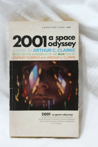 2001 A Space Odyssey Paperback 1st Edition July 1968 Arthur C.  Clarke,  Signet