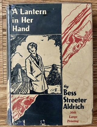 Vintage A Lantern In Her Hand 1931 Pioneer Book Bess Streeter Aldrich Hc Dj