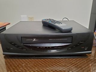 Zenith Vra421 Vcr With Remote 4 - Head Hifi Stereo Video Tape Recorder Vhs Player