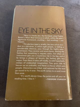 Eye in the Sky by Philip K.  Dick Ace 22386 Paperback 2