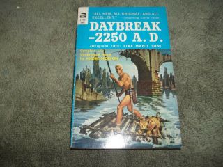 Daybreak 2250 Ad,  Signed By Andre Norton Ace 13991 Vintage Paperback