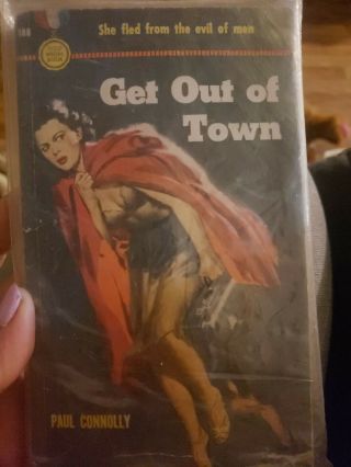 Rare Print Get Out Of Town By Paul Connolly Gold Medal Book