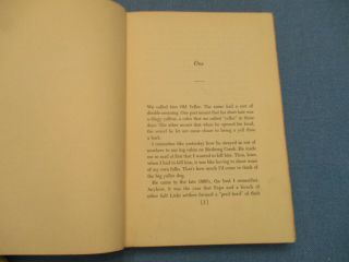 DOG STORY.  TEXAS.  OLD YELLER BY FRED GIBSON 1956 FIRST EDITION? HARDBACK 3