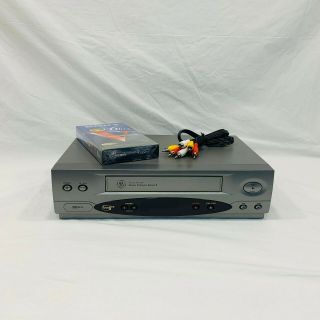 Ge Vhs Vcr Plus Player Recorder Combo Vg4054