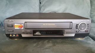Sony Slv - Ax10 Vcr 4 - Head Hi - Fi Vhs Vcr Great Picture