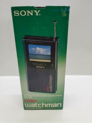 Sony Color Watchman Fdl - 310 Lcd Color Tv