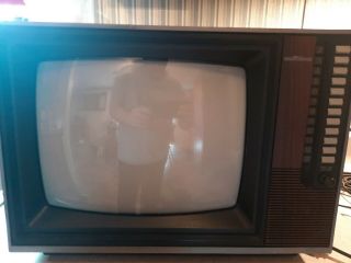 Vintage 13in Tv Sears Roebuck 1986 Retro Gaming Tv Sr2000 Remote Control