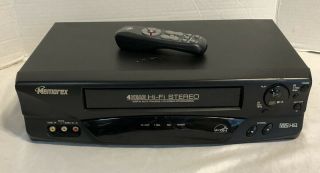 Memorex 4 Head Hi - Fi Stereo Vhs Vcr Player/ Recorder Mvr4049 W/ Remote