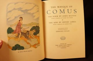 The Masque of Comus The Poem by John Milton Heritage Press,  Slipcase & Sandglass 2