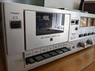 Teac A - 107 Cassette Deck,  Sounds&looks Great,  Left Vu Meter Stuck,  W/video Demo