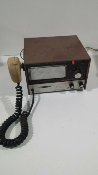Heathkit Citizens Band Transceiver Model Gw - 22 W/ Microphone & Crystals & Tubes